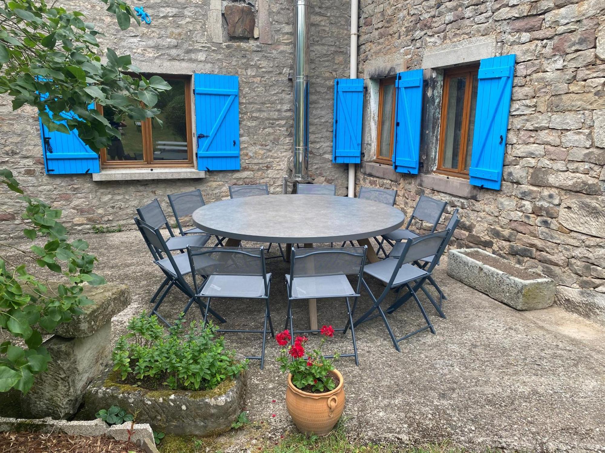 Villa Les Volets Bleus à La Chapelle-aux-Bois Extérieur photo